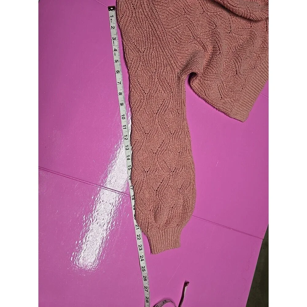 Old Navy Girls Pink Cactus Flower Sweater XL 14-18